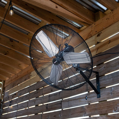 OEMTools 30" Oscillating Outdoor Wall Mount Fan, 7200 CFM,  Model: OEM24894 - Like New