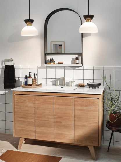 MOEN Rinza 84629SRN Widespread Double Handle Bathroom Faucet in Spot Resist Brushed Nickel