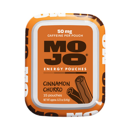 MOJO Energy Pouches 50 mg Caffeine Liquid-Free On-The-Go Energy Boost - 15 Count