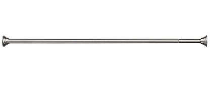 Moen Straight Adjustable Mounted Shower Curtain Rod for Bathroom, Brushed Nickel Finish, TR1000BN