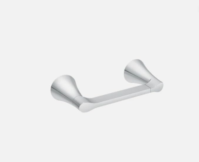 Chrome Pivoting Toilet Paper Holder by Moen