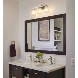 Moen Voss Collection Brushed Nickel Bathroom Hand Towel Ring, Wall Mounted Open Towel Ring, YB5186BN