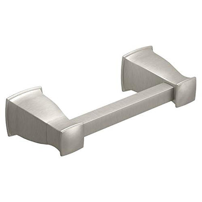 MOEN Hensley Pivoting Double Post Toilet Paper Holder with Press and Mark in Chrome