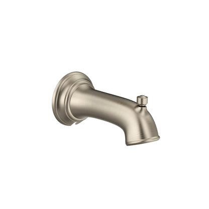 MOEN Dartmoor 3737BN 1/2-Inch Slip Fit Connection Diverter Tub Spout in Brushed Nickel