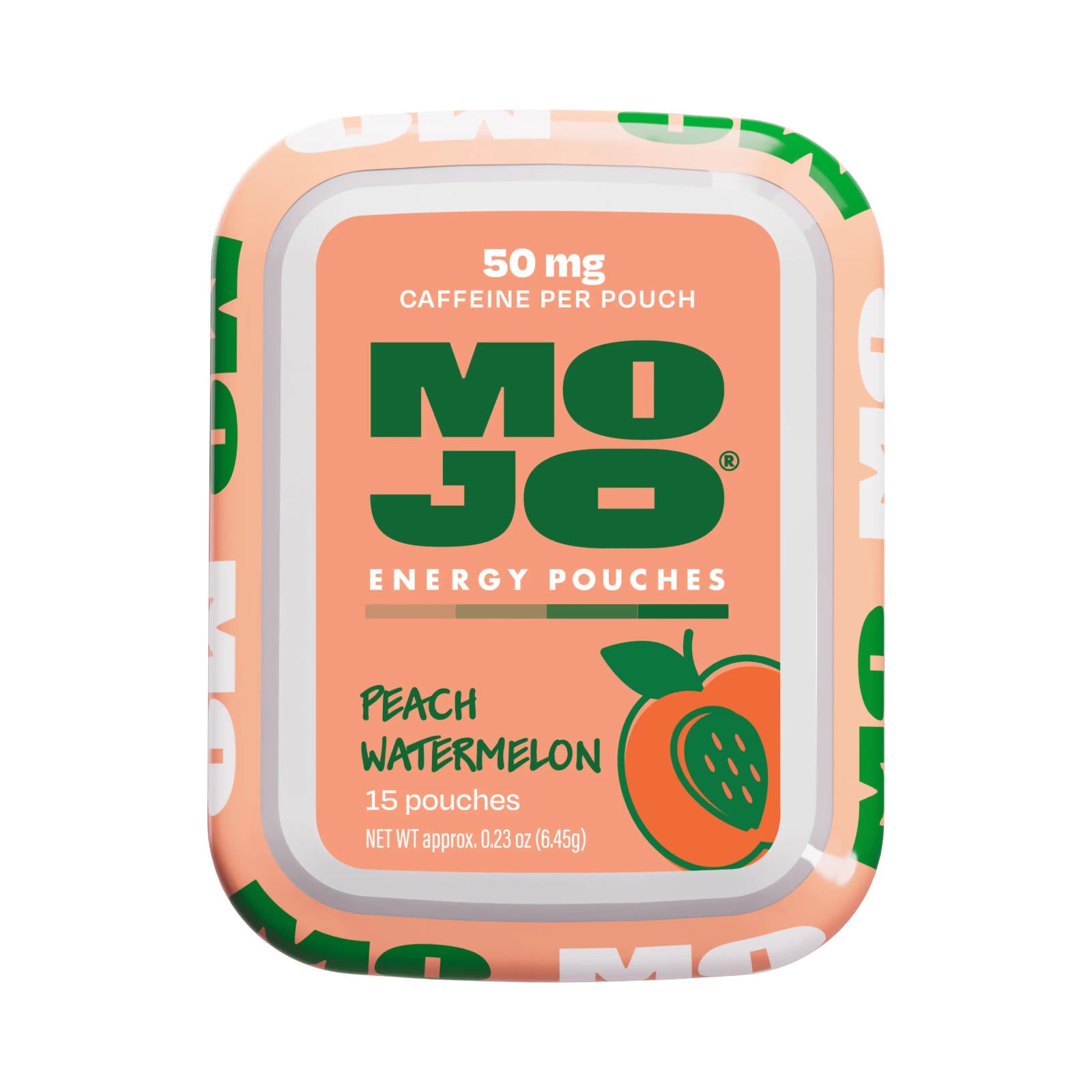 MOJO Energy Pouches 50 mg Caffeine Liquid-Free On-The-Go Energy Boost - 15 Count