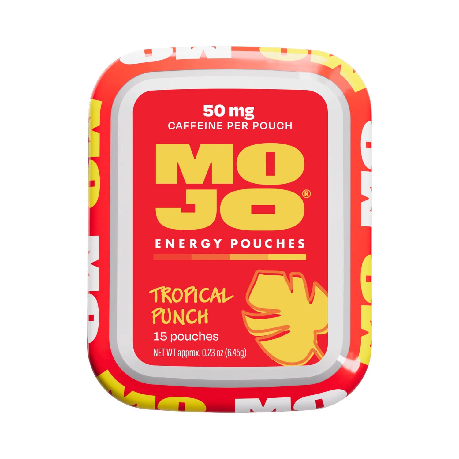 MOJO Energy Pouches 50 mg Caffeine Liquid-Free On-The-Go Energy Boost - 15 Count