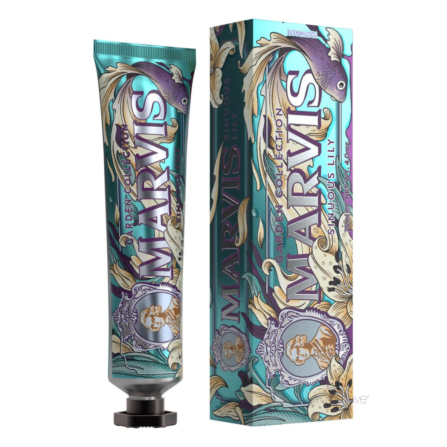 Marvis Toothpaste  Whitening Mint, Licorice, Sinuous Lily, Vegan Cruelty-Free 85 ml