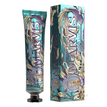 Marvis Toothpaste  Whitening Mint, Licorice, Sinuous Lily, Vegan Cruelty-Free 85 ml