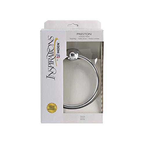 Moen Preston Chrome Towel Ring Zinc