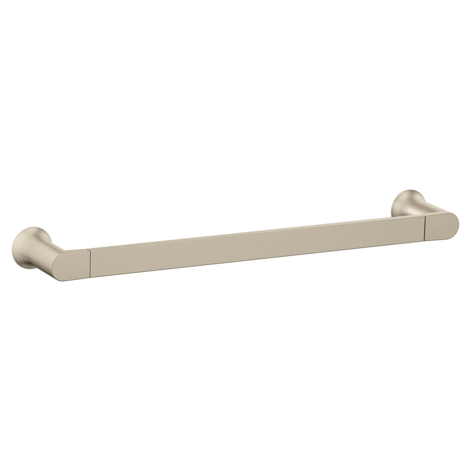 Moen Genta LX Brushed Nickel Modern 18-Inch Single Kitchen or Bathroom Towel Bar, BH3818BN