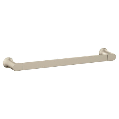Moen Genta LX Brushed Nickel Modern 18-Inch Single Kitchen or Bathroom Towel Bar, BH3818BN