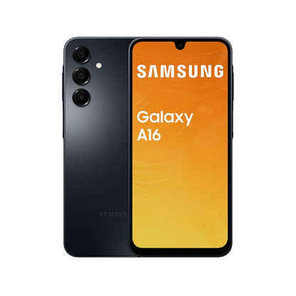 SAMSUNG Galaxy A16 4G LTE (128GB + 4GB) (for T-Mobile Mint Tello &amp; Global) NFC SM-A165M/DSN Dual Sim Warranty Latin America 6.7" 50MP Triple Camera (Black) - Like New