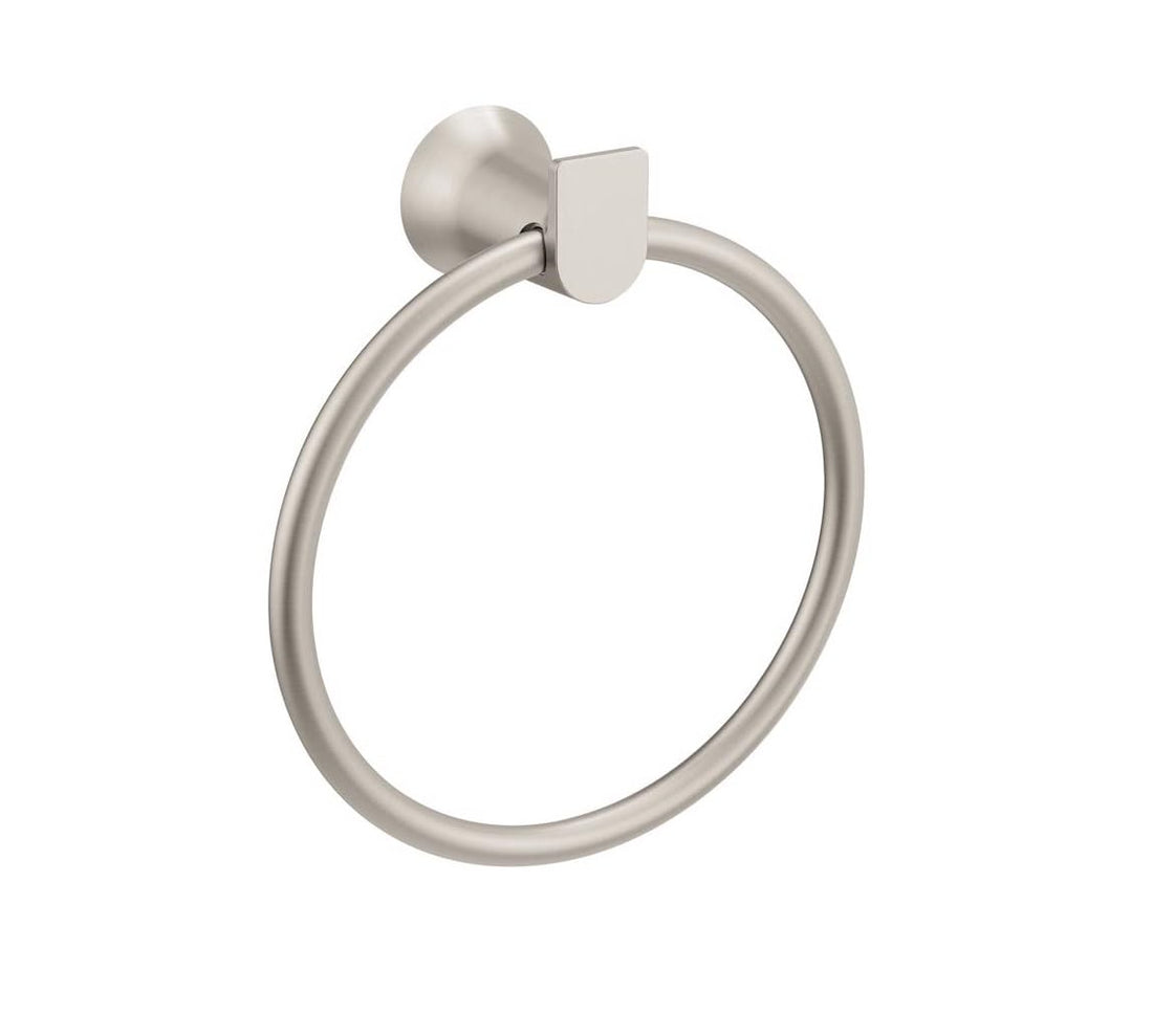 Moen Bh3686bn Genta Towel Ring, Brushed Nickel, 6 Inches