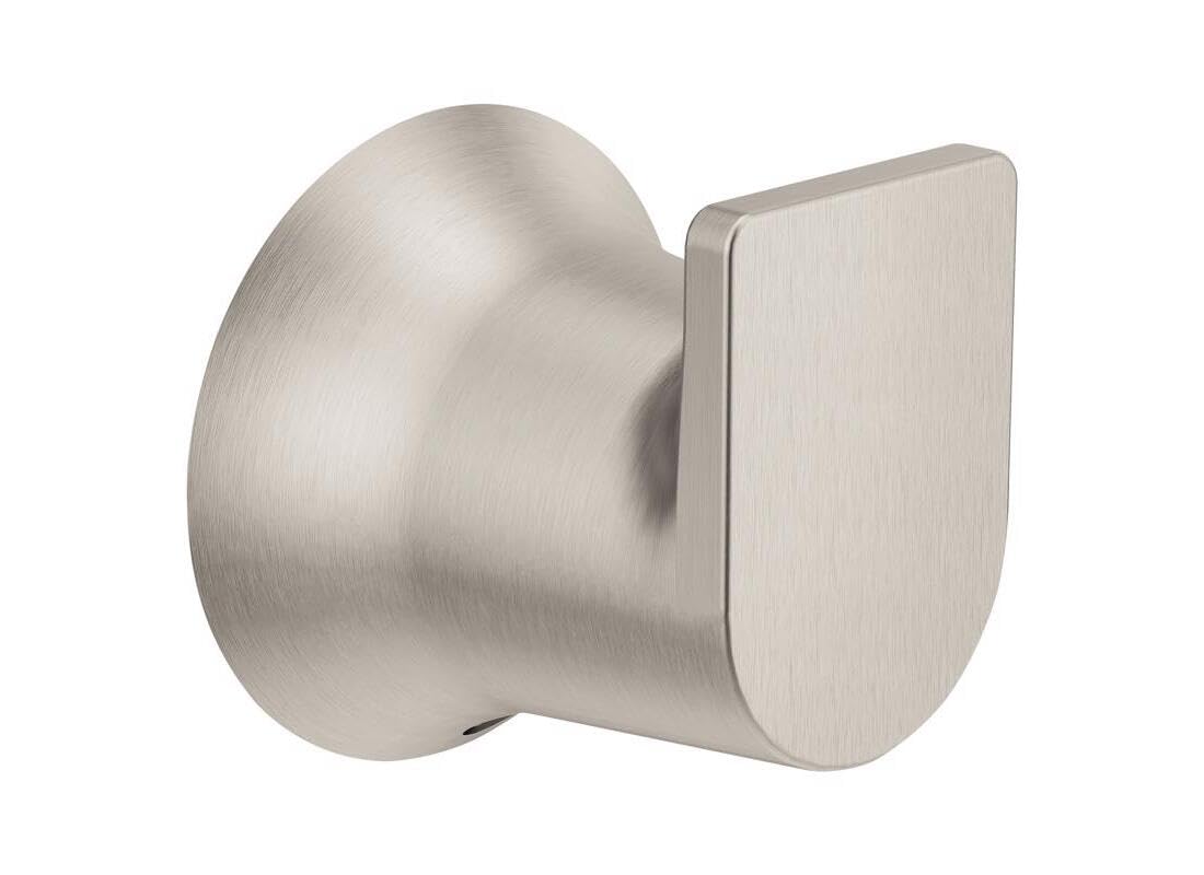 Moen Genta Single Hook Robe Hook in Brushed Nickel