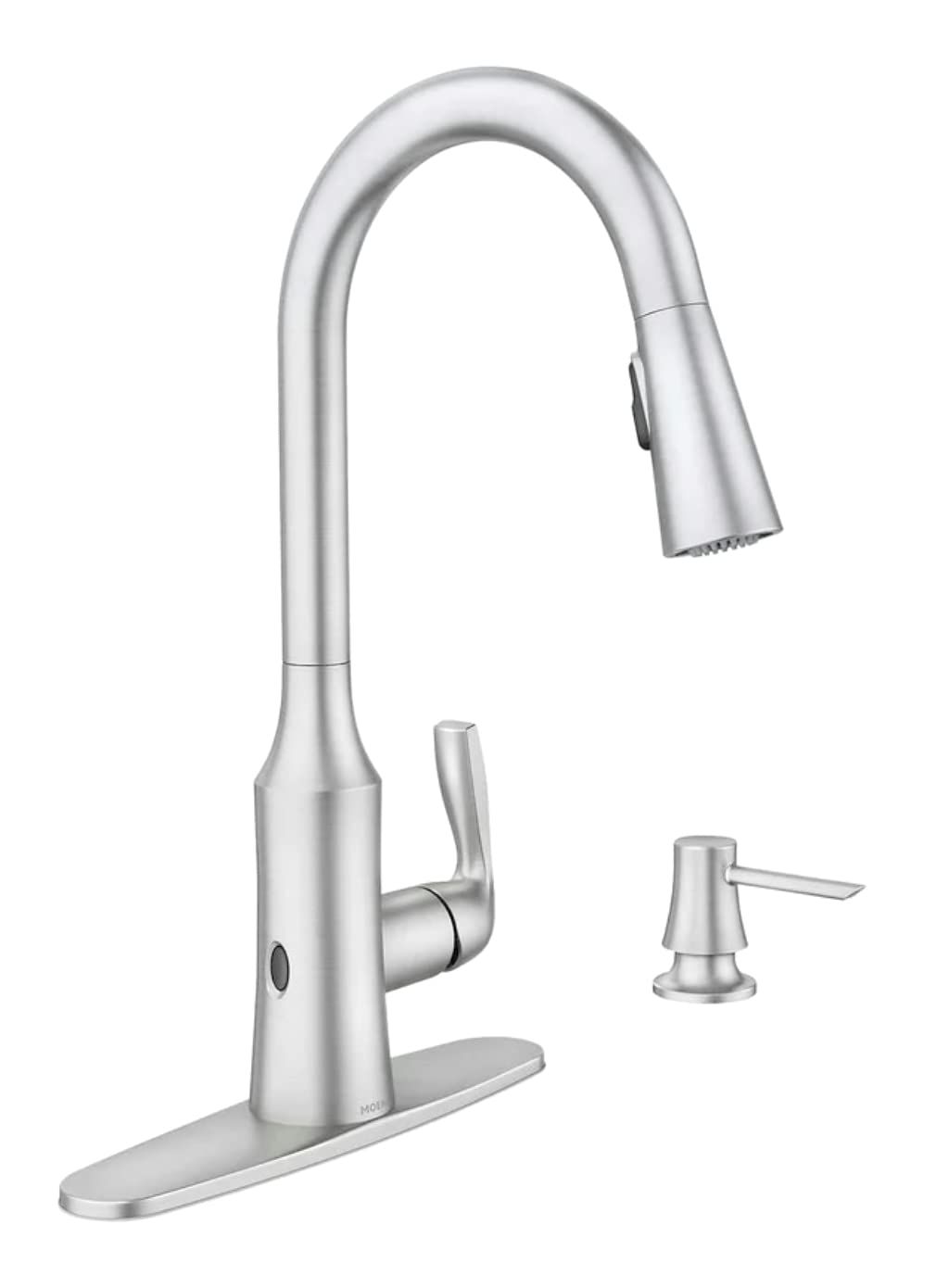 MOEN Cadia 87869EWSRS Touchless Activation Pulldown Kitchen Faucet in Spot Resist Stainless
