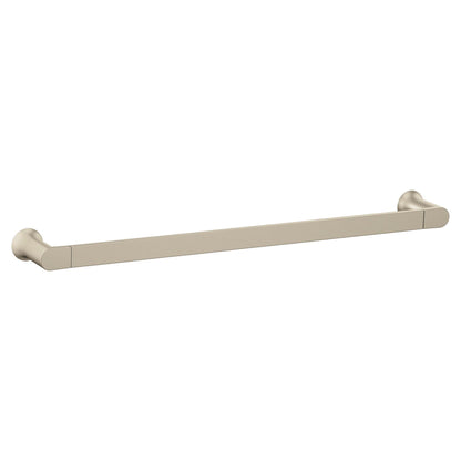 Moen Genta LX Modern Single Kitchen or Bathroom Towel Bar, 24-Inch, Brushed Nickel, BH3824BN
