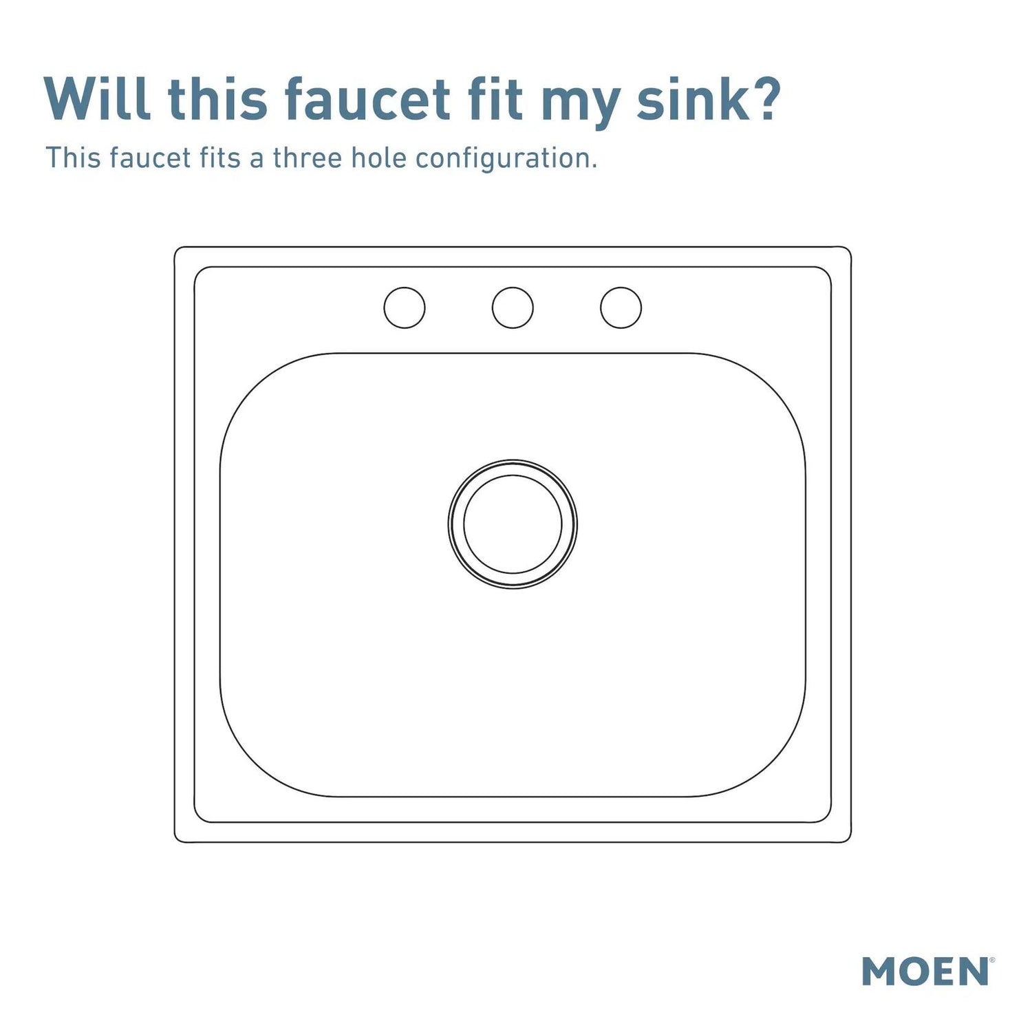MOEN Adler 87201 Single-Handle Low Arc Kitchen Faucet in Chrome with Tool Free Install