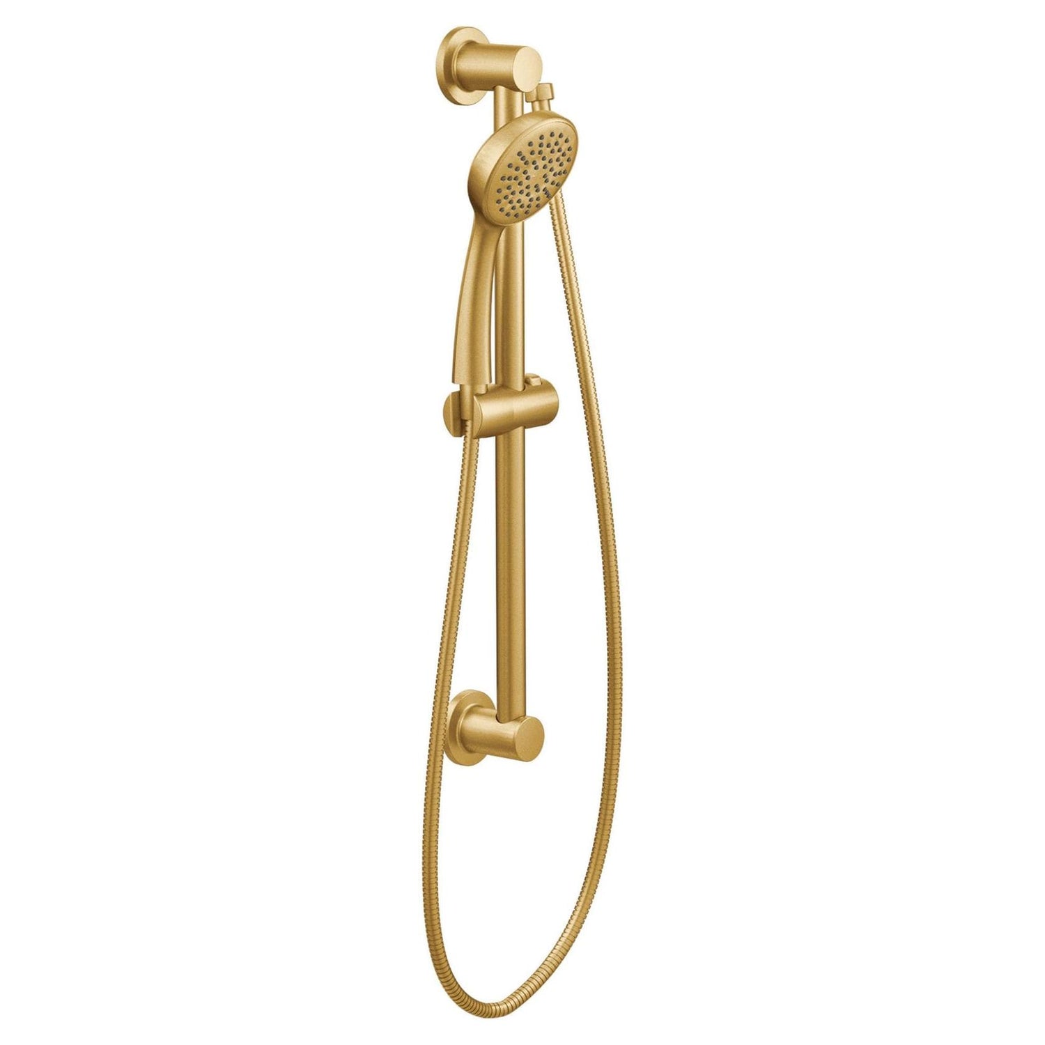 MOEN Eco-Performance 3868EPBG Single Function Handheld Shower with 24-Inch Slide Bar in Brushed Gold