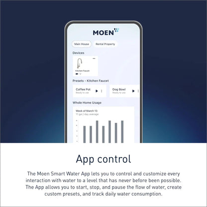 MOEN Align 7565EVSRS Single-Handle Smart Touchless Pull Down Sprayer Kitchen Faucet with Voice Control in Spot Resist Stainless