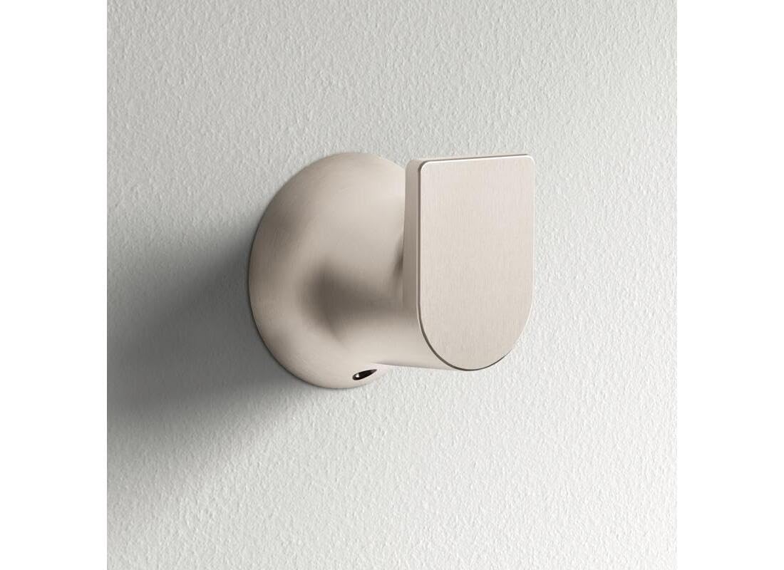 Moen Genta Single Hook Robe Hook in Brushed Nickel