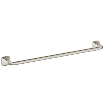 Moen Voss Brushed Nickel 24-Inch Bathroom Towel Bar, Wall Mounted Bath or Hand Hanging Rack, YB5124BN