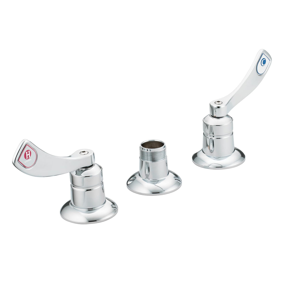 MOEN 8229 Commercial M-Dura Widespread Kitchen Faucet without Spout in Chrome