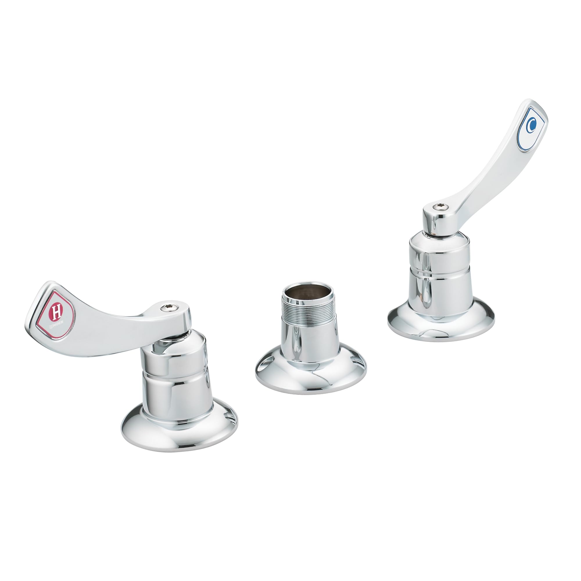 MOEN 8229 Commercial M-Dura Widespread Kitchen Faucet without Spout in Chrome