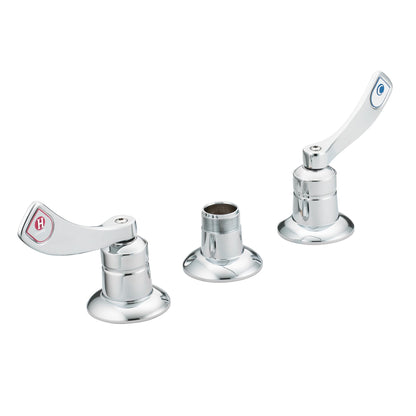 MOEN 8229 Commercial M-Dura Widespread Kitchen Faucet without Spout in Chrome