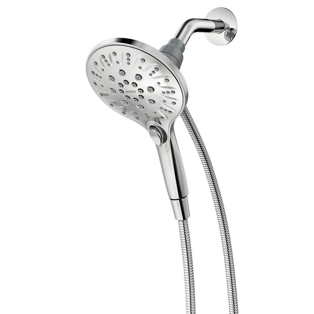Moen Attract with MAGNETIX 6-Spray Single Wall Mount 5.5 in. Handheld Adjustable Shower Head