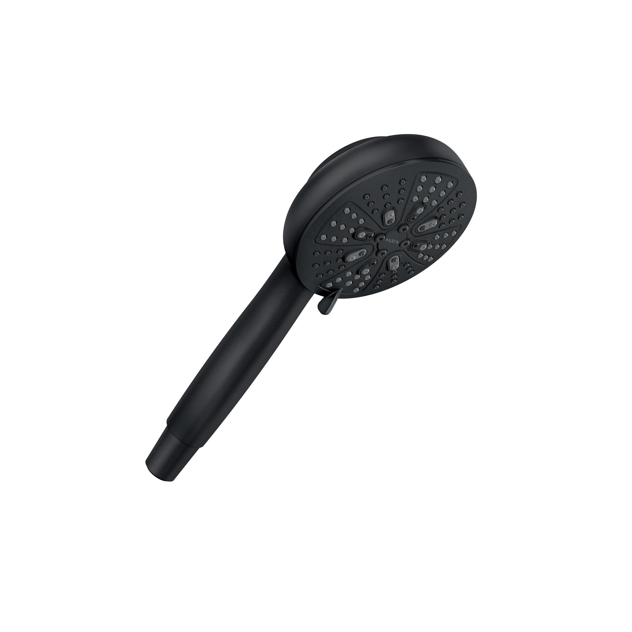 Moen Hydro Energetix Matte Black High Pressure Shower Head with Handheld Sprayer Featuring 8 Spray Settings, 200H0BL
