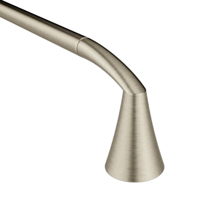 Moen YB2324BN Glyde 24-Inch Bathroom -Towel Bar, Brushed Nickel
