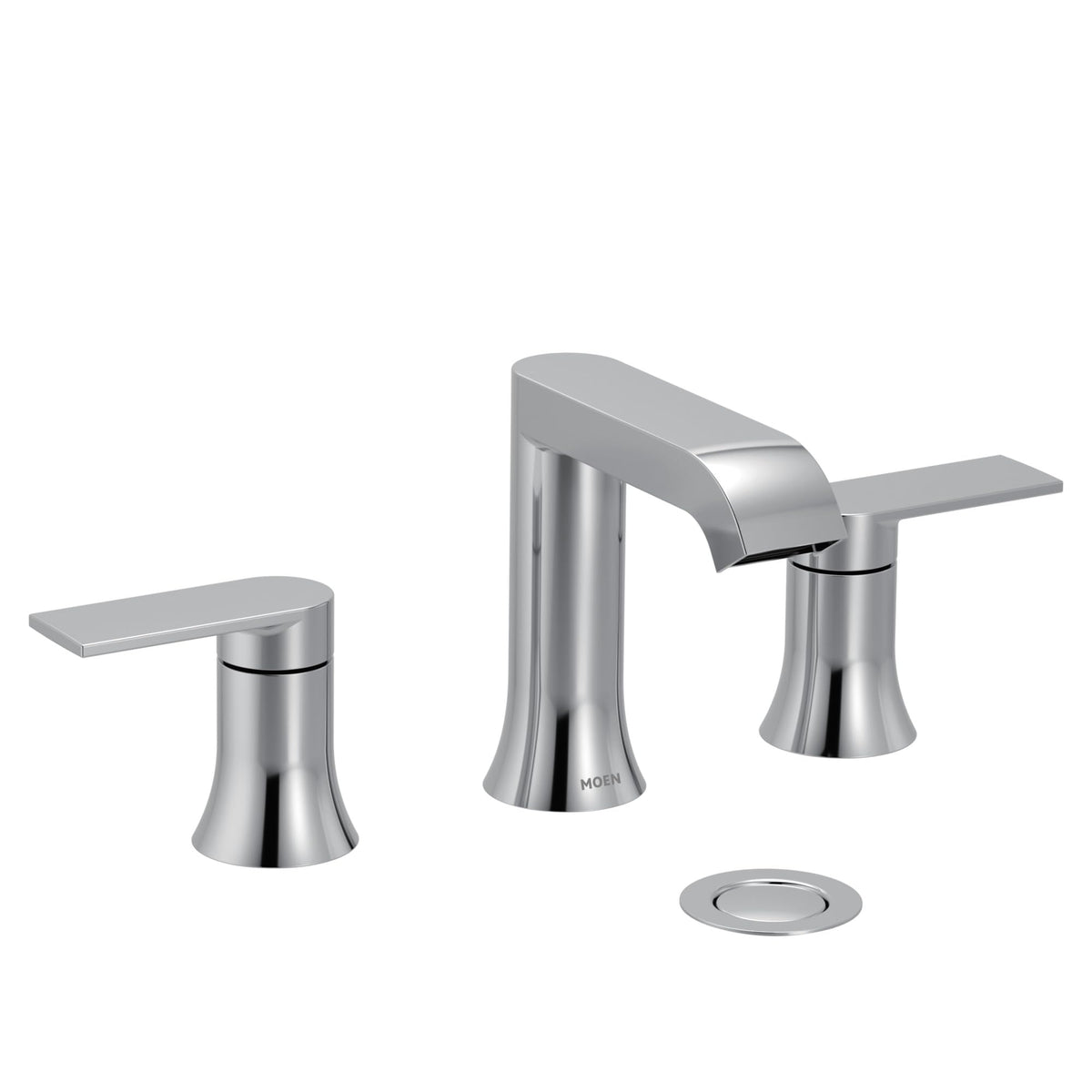 MOEN Genta LX TV6708 Widespread Bathroom Faucet Polished Chrome (Valve Included)