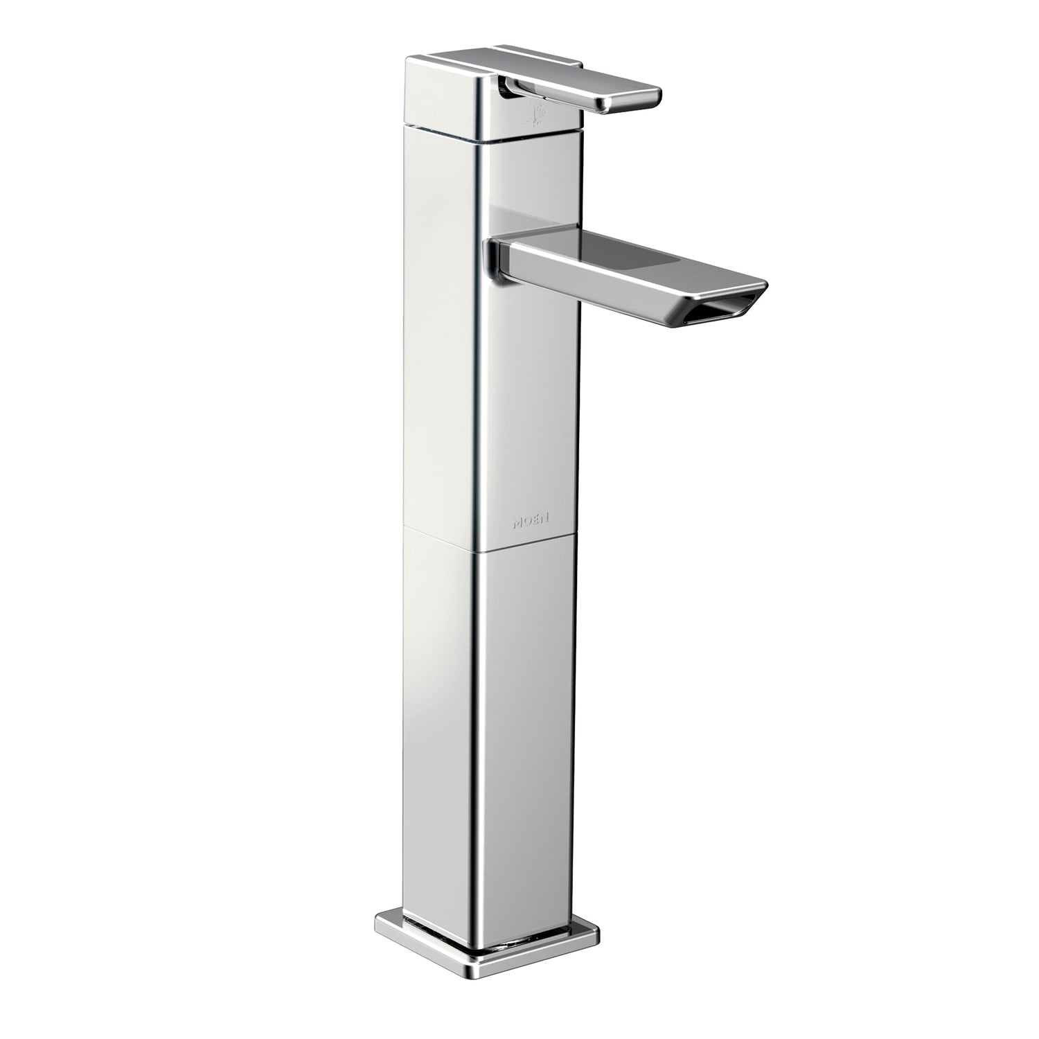 MOEN 90-Degree S6711 One-Handle Vessel Sink Modern Bathroom Sink Faucet in Chrome