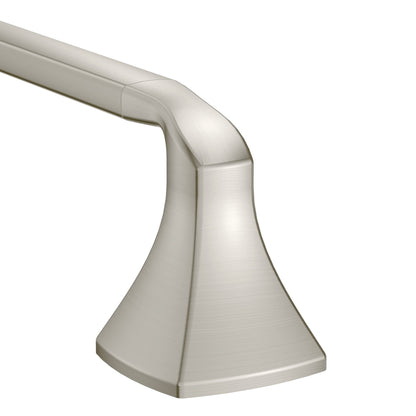 Moen YB5118BN Voss 18-Inch Bathroom -Towel Bar, Brushed Nickel