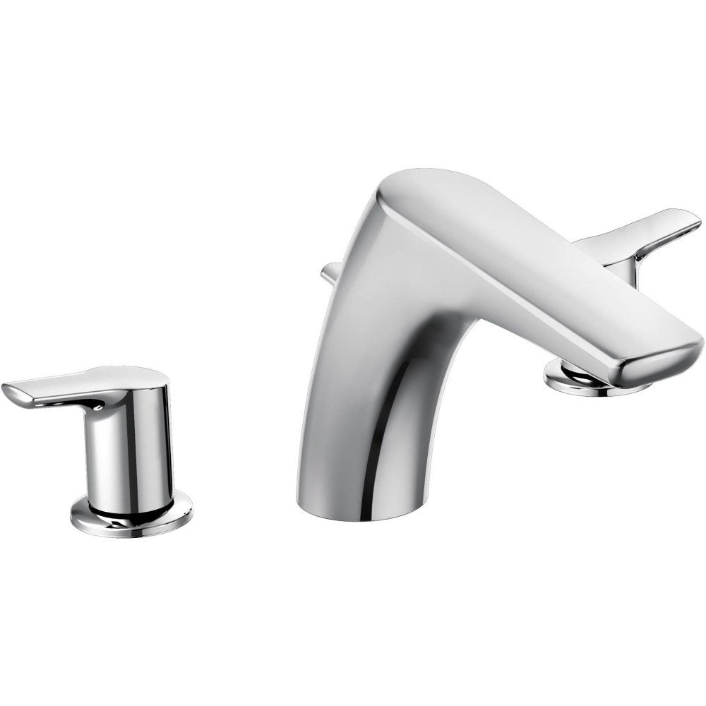 MOEN Method T986 Two-Handle Low Arc Roman Tub Faucet Trim in Chrome (Valve Required)