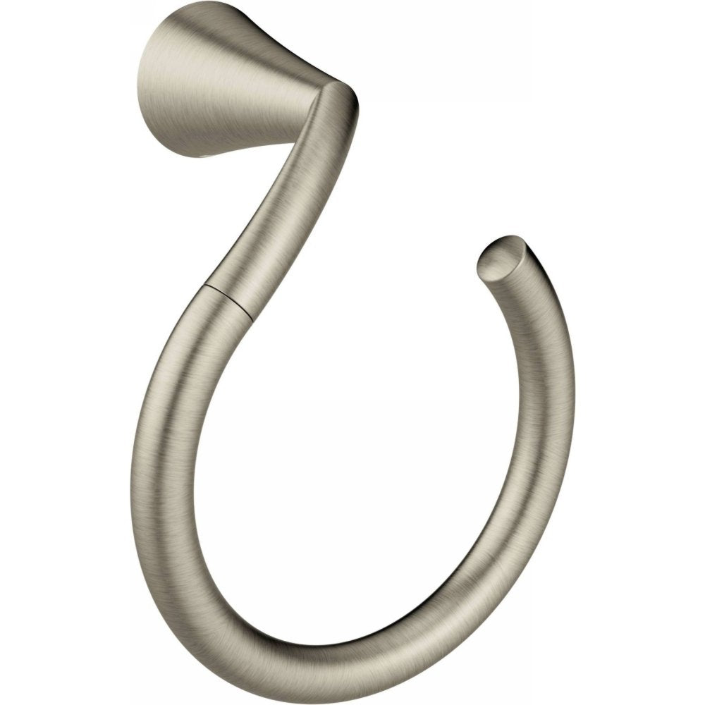 Moen YB2386BN Glyde Towel Ring, Brushed Nickel