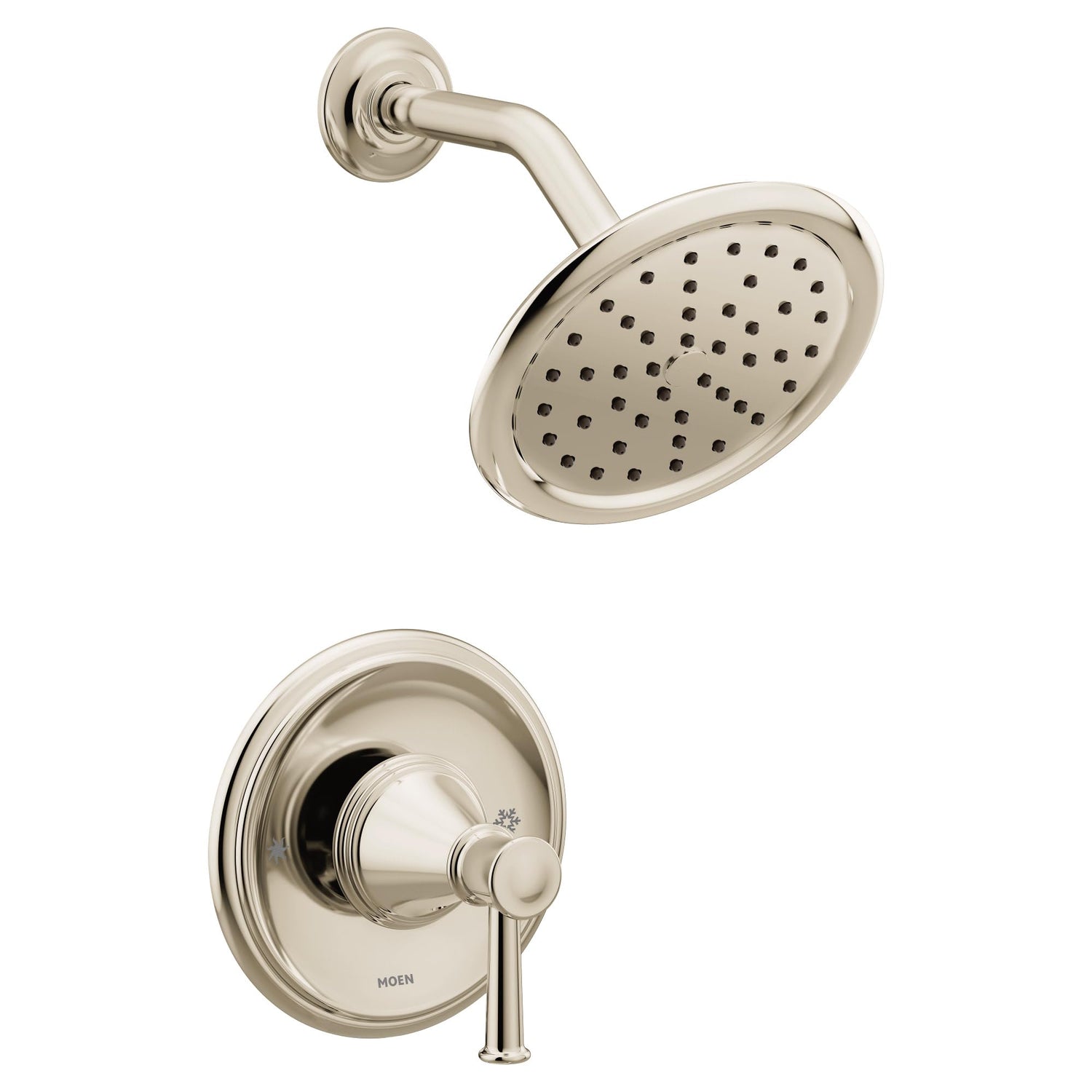 MOEN Belfield T2312NL Posi-Temp Shower Trim Kit in Polished Nickel (Valve Required)