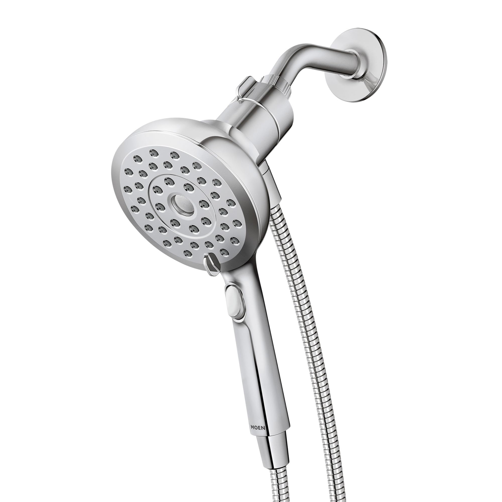 Moen Verso Chrome Handshower, Detachable Round Shower Head with Magnetix Docking System and 60" Hose, 220H2