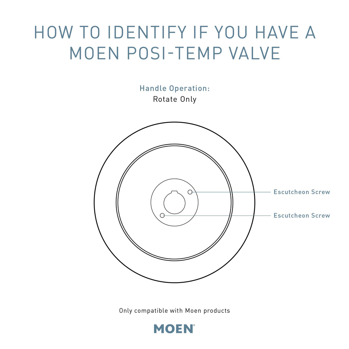 MOEN Voss T2691BN Posi-Temp Shower Valve Trim in Brushed Nickel (Valve Required)
