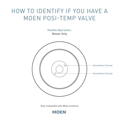 MOEN Voss T2691BN Posi-Temp Shower Valve Trim in Brushed Nickel (Valve Required)