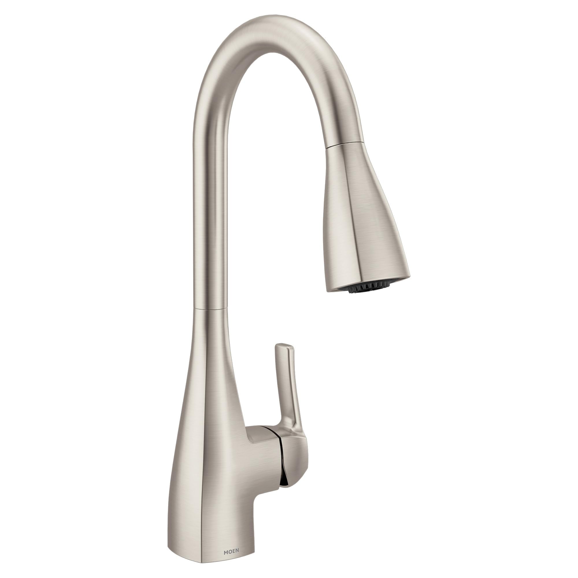 MOEN Kiran 87599SRS One-Handle High Arc Pulldown Kitchen Faucet in Spot Resist Stainless