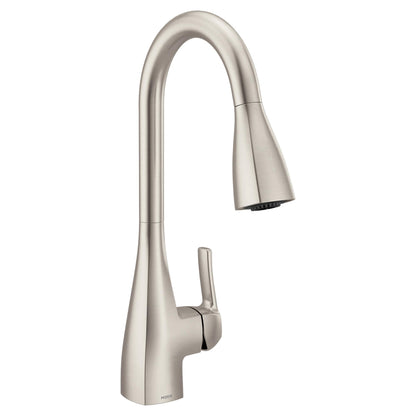 MOEN Kiran 87599SRS One-Handle High Arc Pulldown Kitchen Faucet in Spot Resist Stainless