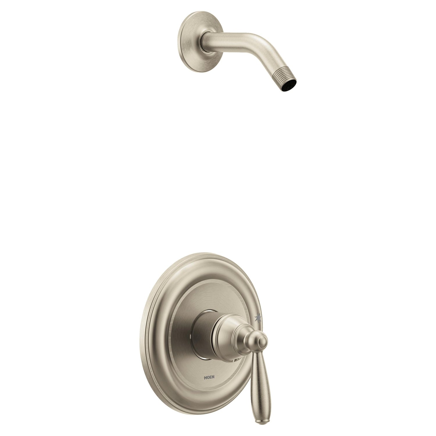 MOEN Brantford UT2152NHBN M-CORE 2-Series One-Handle Shower Trim without Showerhead in Brushed Nickel (Valve Required)