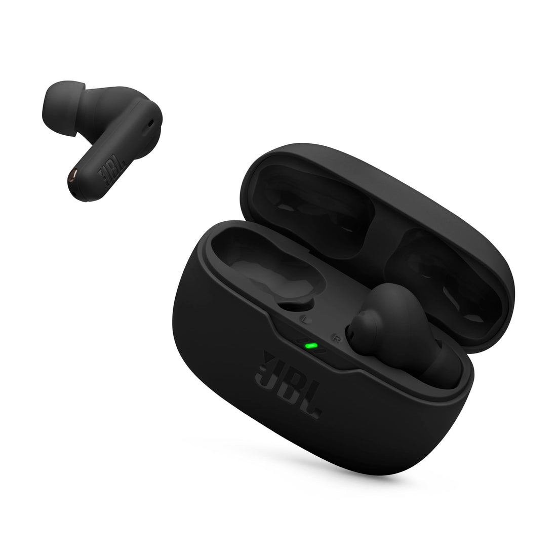 JBL Vibe Beam 2 - True Wireless Noise Cancelling Earbuds with JBL Pure Bass Sound &amp; Smart Ambient technology, 4mics for crisp, clear calls, up to 40Hrs of Playback, IP54 Dust &amp; Water resistant (Black)