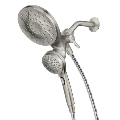 Moen 26009SRN Engage Magnetix 2-in-1 Combo Rain Showerhead with Handheld Spray, Magnetic Docking System, Spot Resist Brushed Nickel, 6-Spray Settings, 2.5 GPM