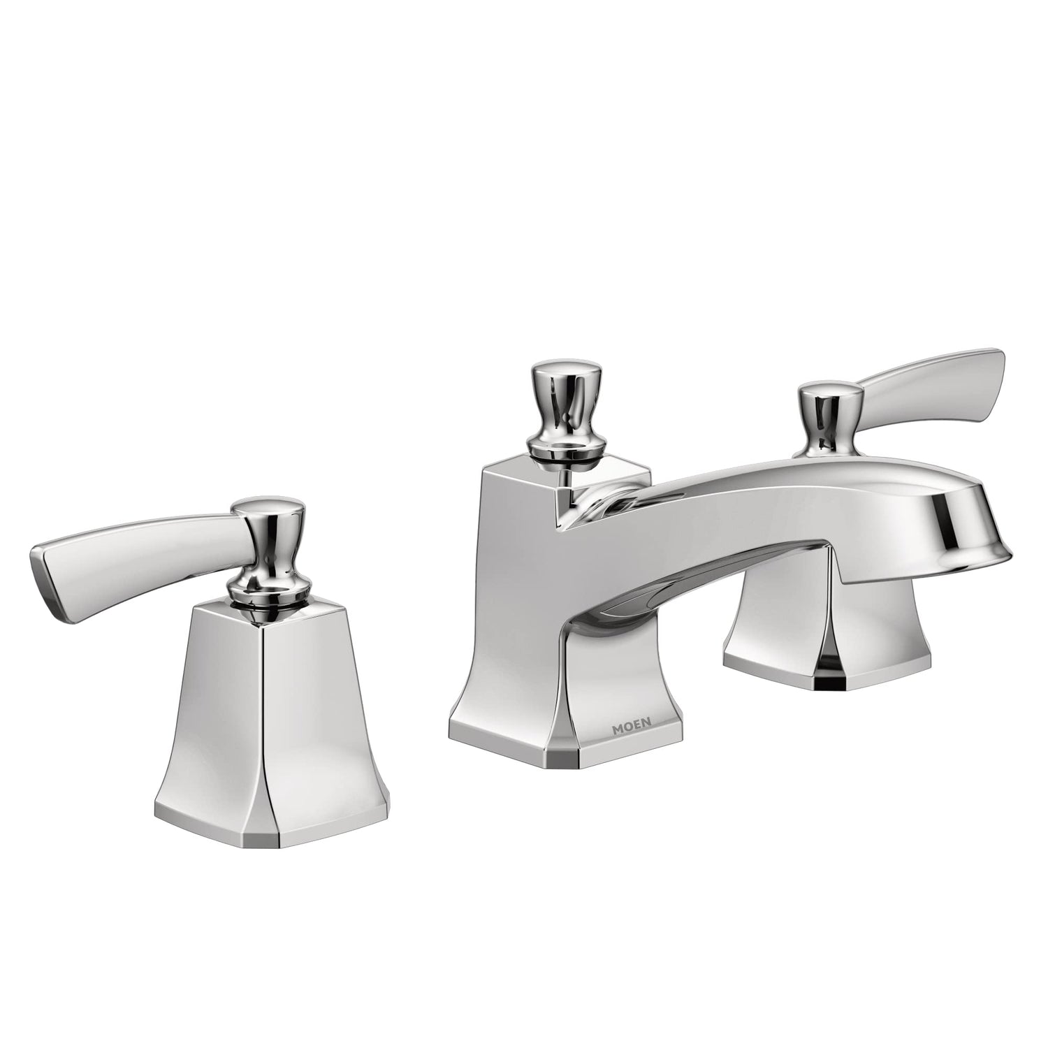 MOEN Conway 84926 Two Handle Widespread Bathroom Sink Faucet in Chrome (Valve Included)