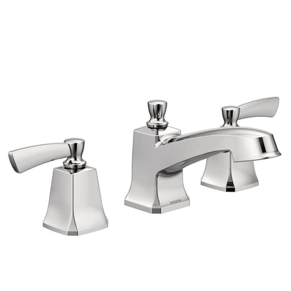 MOEN Conway 84926 Two Handle Widespread Bathroom Sink Faucet in Chrome (Valve Included)