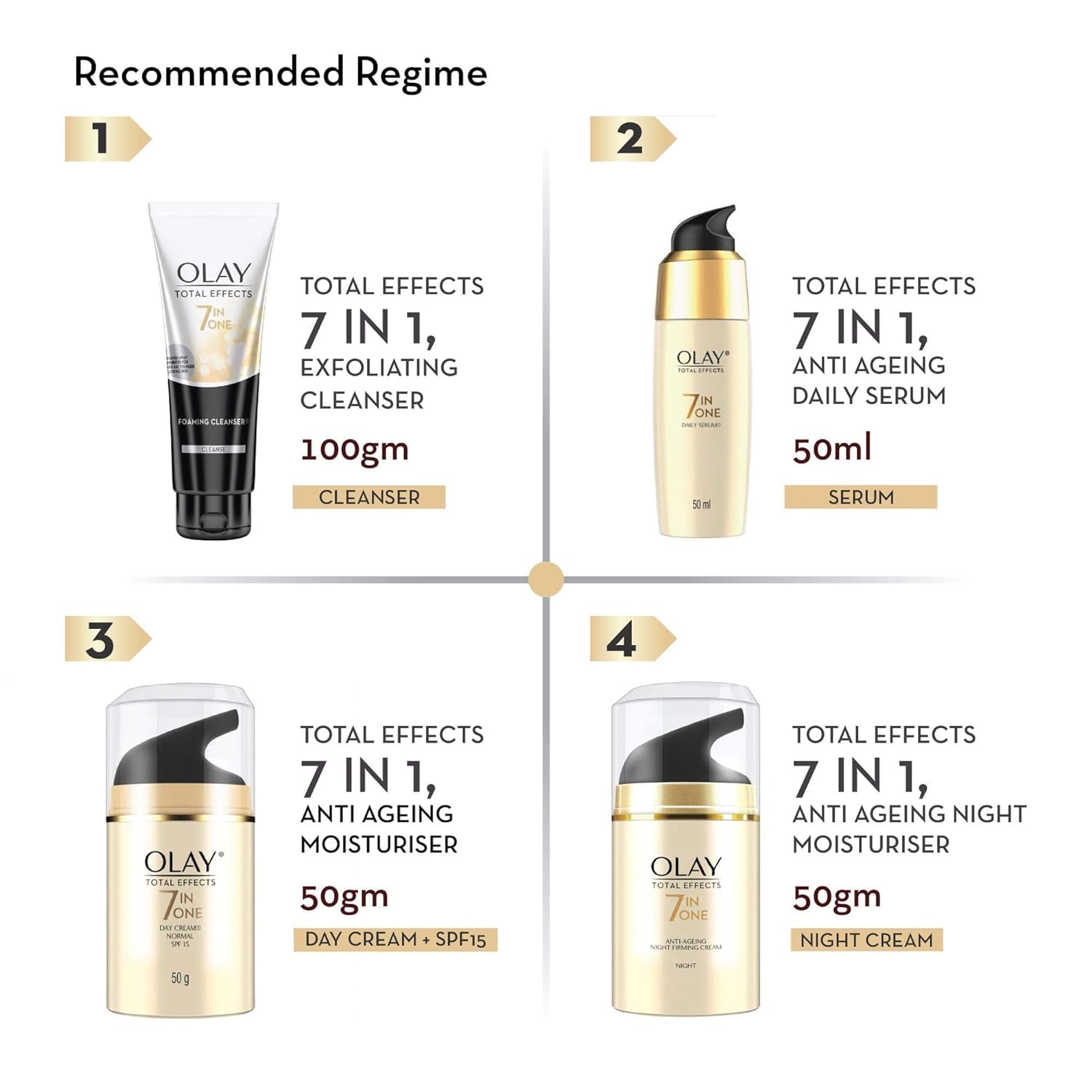 Olay, Total Effects 7 in 1 Day Cream Normal with SPF 15, 50g, 1.7 oz