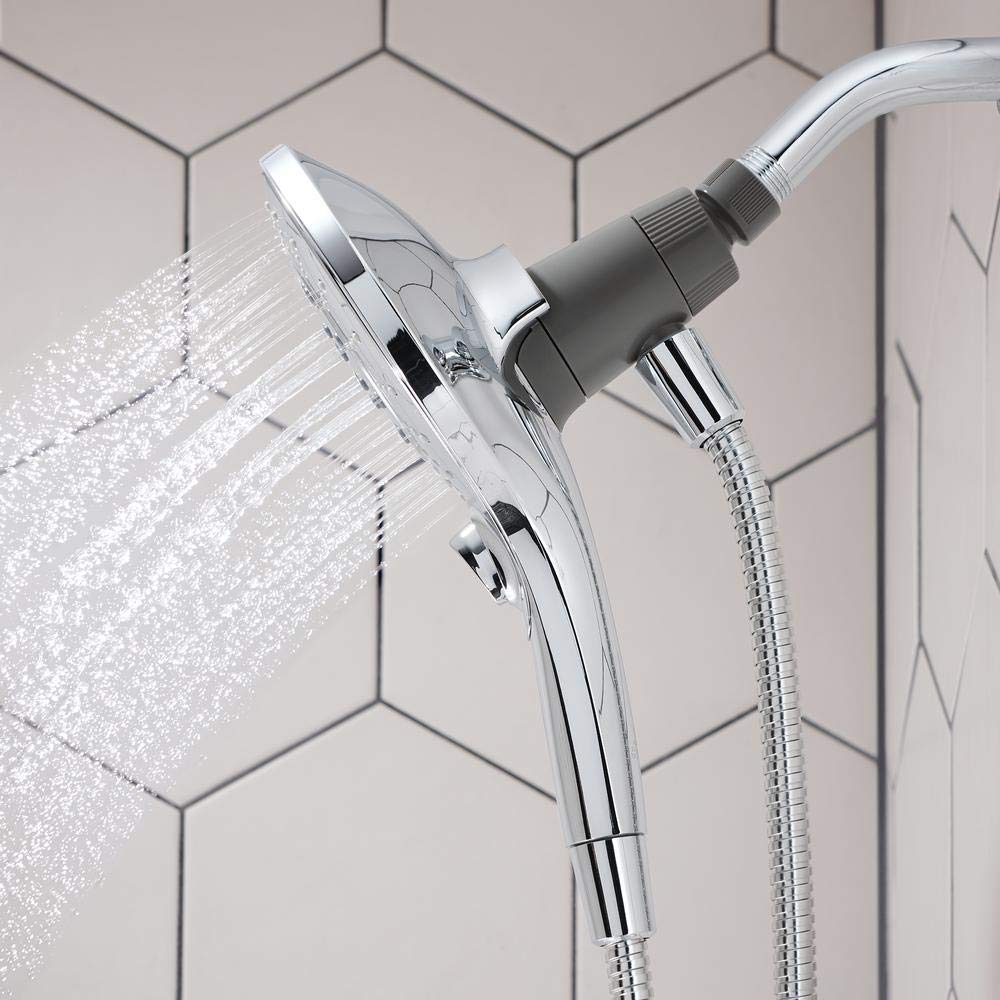 Moen Attract with MAGNETIX 6-Spray Single Wall Mount 5.5 in. Handheld Adjustable Shower Head