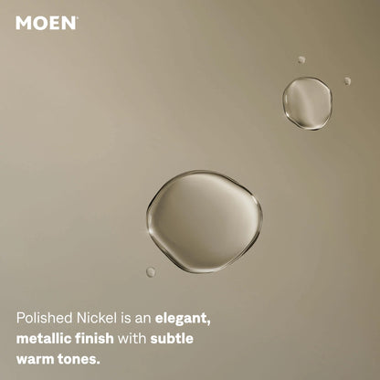MOEN Belfield TV6405NL Two-Handle Widespread Bathroom Faucet in Polished Nickel (Valve Included)